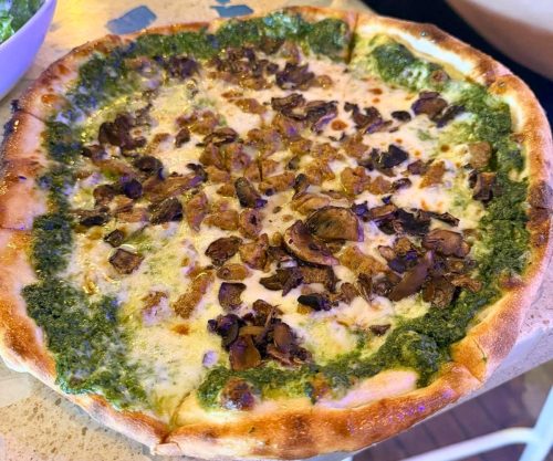 "Fun Kai" Funghi Pizza at Kai Eats + Drinks in Kailua-Kona, HI