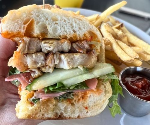Crispy Pork Belly Bánh Mì at Skyline in Lynchburg, VA