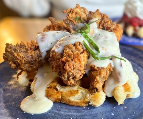 Waffles & Chicken at Waffle Me Up in Boise, Idaho