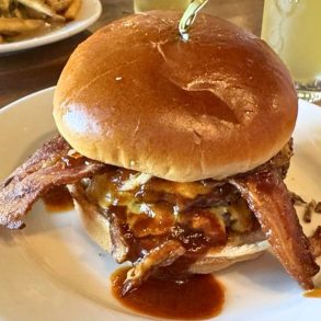 Western Bacon Burger at New State Burgers & Spirits in Oklahoma City, Oklahoma