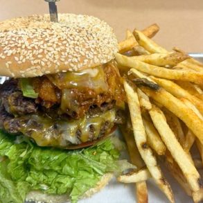 Memphis Burger at Dad's Garage in Mechanicsburg, PA