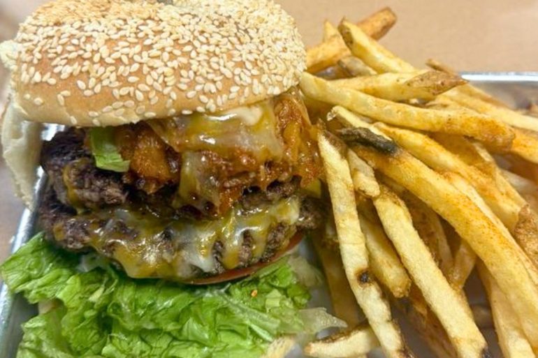 Memphis Burger at Dad's Garage in Mechanicsburg, PA