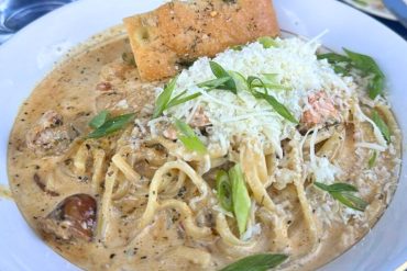 Cajun Seafood Linguini at Italianesque in Nampa, Idaho