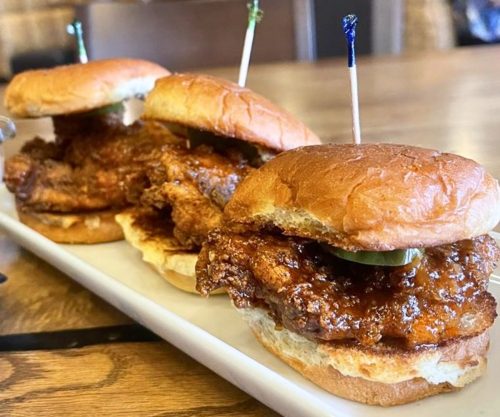 Chicken Sliders at Table 32 in Sioux City, Iowa