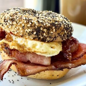 Bacon, Egg, and Cheese Sandwich at Watershed Cafe & Bistro in Oregon City, Oregon