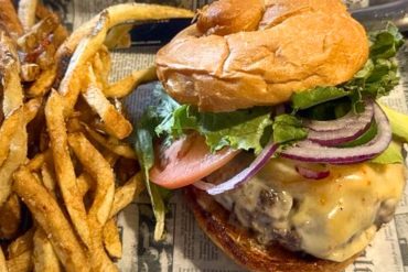 Hay Dios Mio Burger at The Fork n Cork in Wilmington, NC