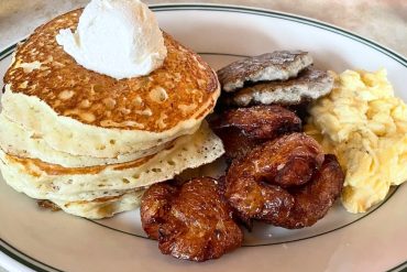 Lumberjack Breakfast at Palace Diner in Biddeford, Maine