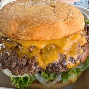All-American Smashburger at Shay's Smashburgers in Aiea, Hawaii