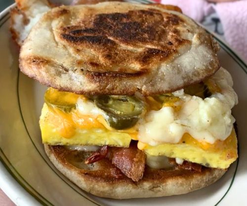 Deluxe Breakfast Sandwich at Palace Diner in Biddeford, ME