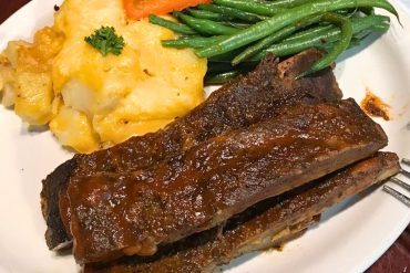 Big Ed's Famous Smokehouse Ribs at The Prime Smokehouse in Rocky Mount, North Carolina