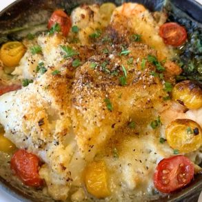 Seafood Casserole at Copper Door in Salem, New Hampshire
