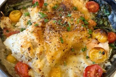 Seafood Casserole at Copper Door in Salem, New Hampshire