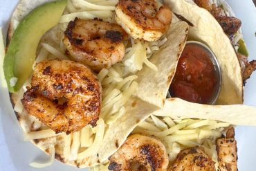 Blackened Shrimp Tacos at Square 22 in Strongsville, Ohio