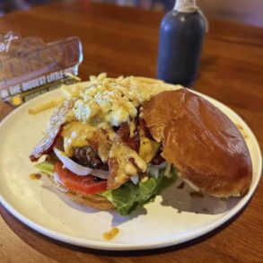 huge burger at Cook'd in Reno, Nevada