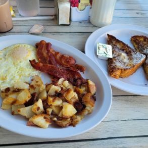 Food in The Green Owl Restaurant, Delray Beach, FL