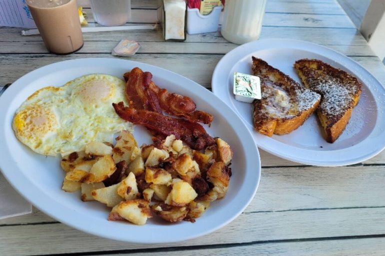 Food in The Green Owl Restaurant, Delray Beach, FL