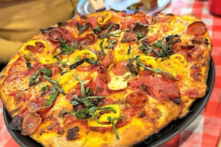 Food in Market Street Pizza, Spokane, WA