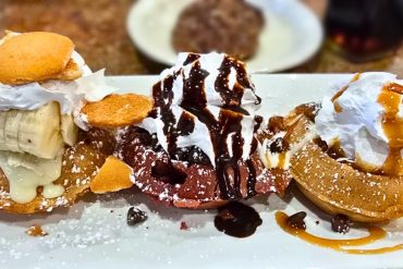 Mini Waffle Sampler at The Diner in Tyler, TX