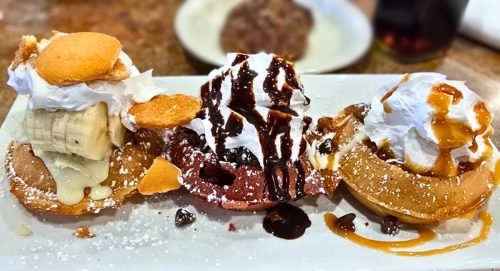 Mini Waffle Sampler at The Diner in Tyler, TX