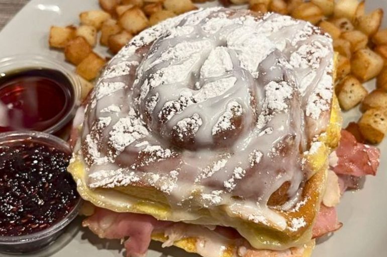 Wicked Monte Cristo at J&M Diner in Framingham, MA