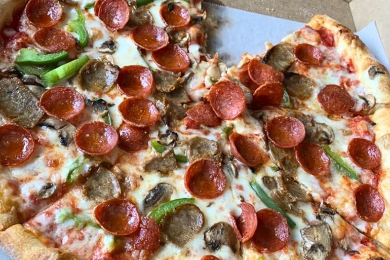 Hiker's Special at Pizzoco Pizza Parlor in Winchester, Virginia