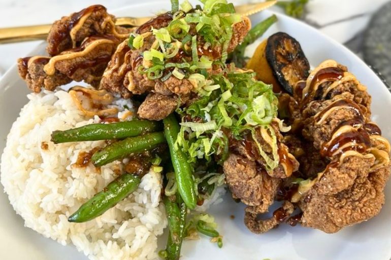 Sake Fried Chicken at Stix in Findlay, Ohio