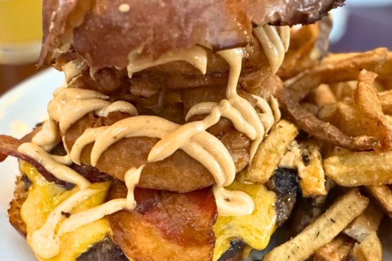 Pub Burger at Rocky Hill Inn in Rocky Hill, New Jersey