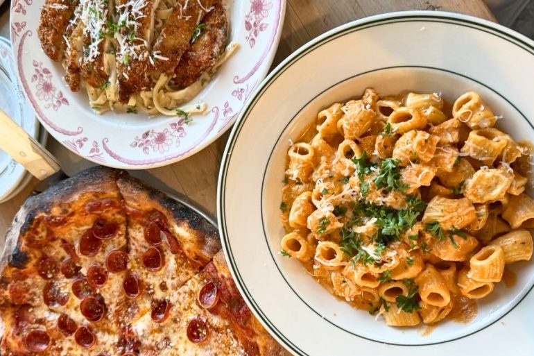 spread at Pressa Italia in Broken Bow, OK
