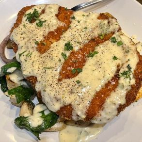 Pork Schnitzel at Ollie & Hobbes Craft Kitchen in Papillion, Nebraska