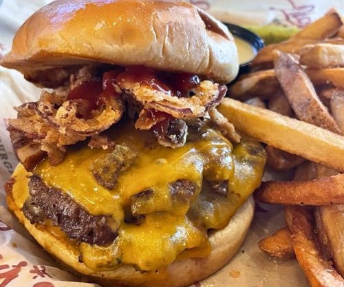 Wisconsinite at Lucy's #7 Burger Bar in Beloit, Wisconsin