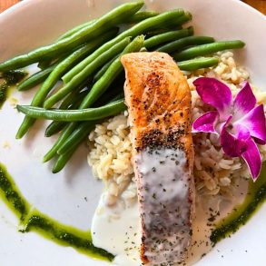 salmon at That Place In Ogunquit in Ogunquit, Maine