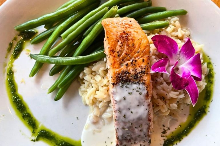 salmon at That Place In Ogunquit in Ogunquit, Maine