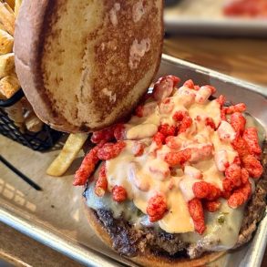 The Rough Rider at TR's Burgers in West Yellowstone, Montana