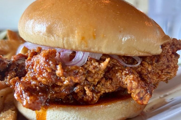 The Flaming Hen at The Hen & The Hog in Albertville, Minnesota