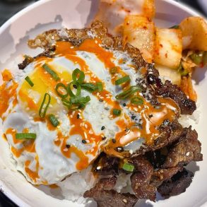 Korean Bulgogi Bowl at Rob's Good Times Grill in Lihue, Hawaii