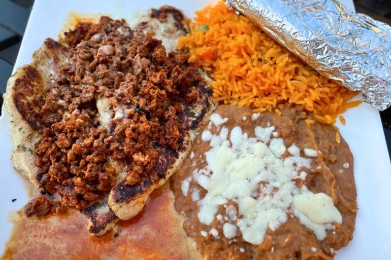 Chori Pollo at Tequila Real Mexican Grill in Milton, Delaware