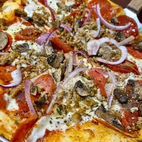Chuck's on P Street Pizza at Mirabella's Table in Rogers, AR
