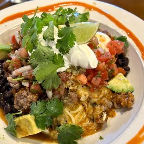 Huevos Rancheros at Home Kitchen Cafe in Rockland, Maine