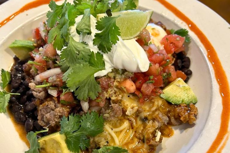 Huevos Rancheros at Home Kitchen Cafe in Rockland, Maine