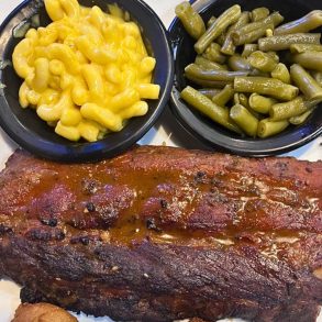 baby back ribs at 13 Bones in Mount Airy, North Carolina