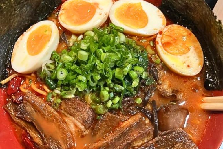 Spicy Tonkotsu Ramen at Raizel Ramen in Palmdale, California