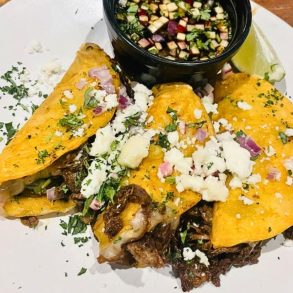 tacos at Samantha's in Little Rock, Arkansas