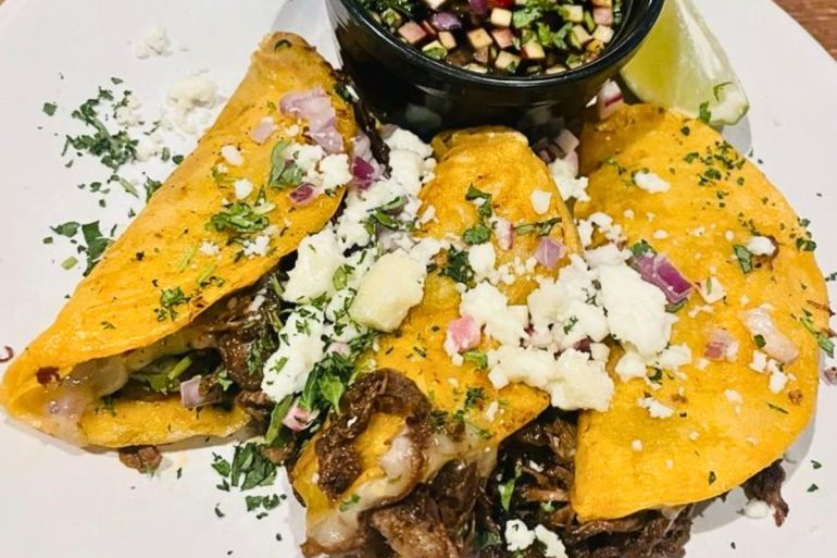 tacos at Samantha's in Little Rock, Arkansas