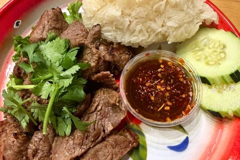 Crying Tiger at Too Thai Street Eats in Carrollton, Texas
