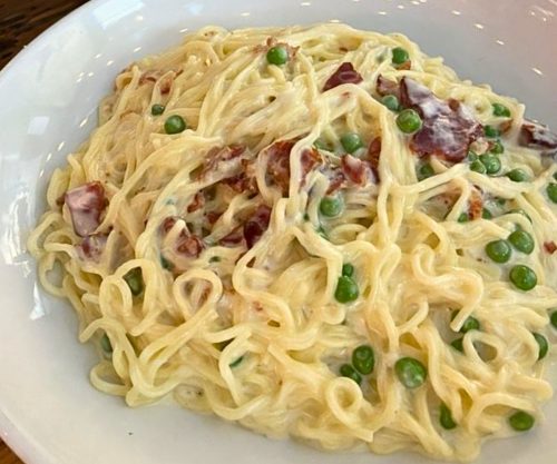 Carbonara at Pastabilities in Syracuse, New York