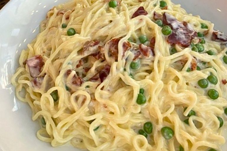 Carbonara at Pastabilities in Syracuse, New York