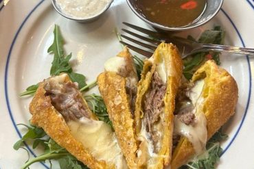 Prime Rib Egg Rolls at Old Glory Distilling in Clarksville, Tennessee