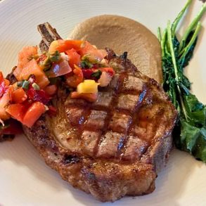 Pork Chop at Plonk in Missoula, Montana