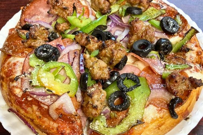 Supreme at Anthony's Pizza & Pasta in Corona, California