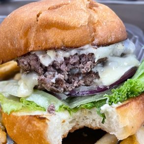 Double Stack Crave Burger at Crave Kitchen & Bar in Eagle, Idaho